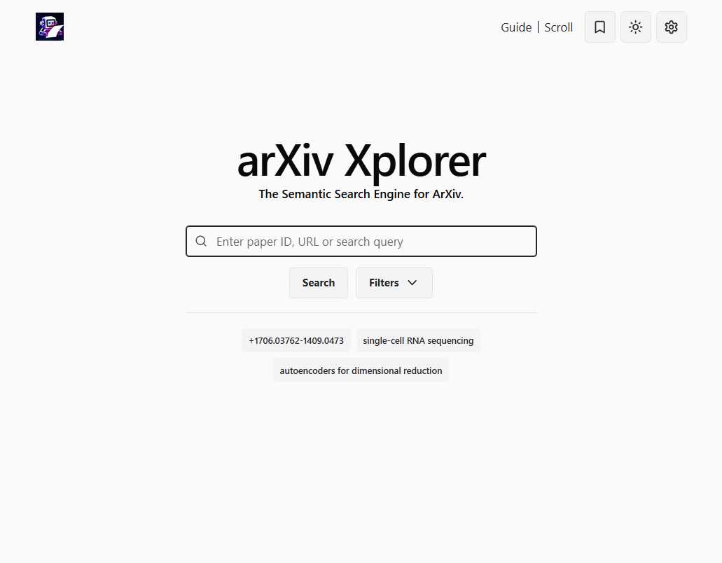 arxiv Xplorer