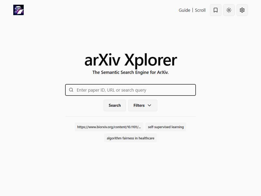 arxiv Xplorer