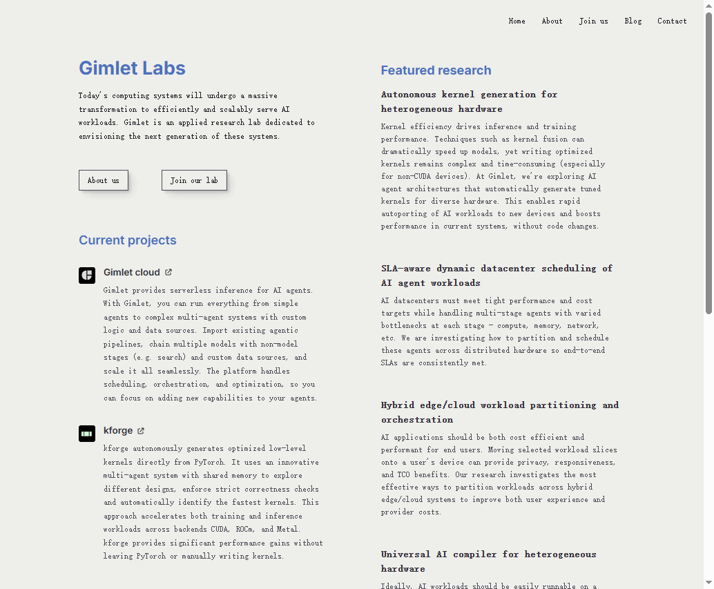 Gimlet Labs