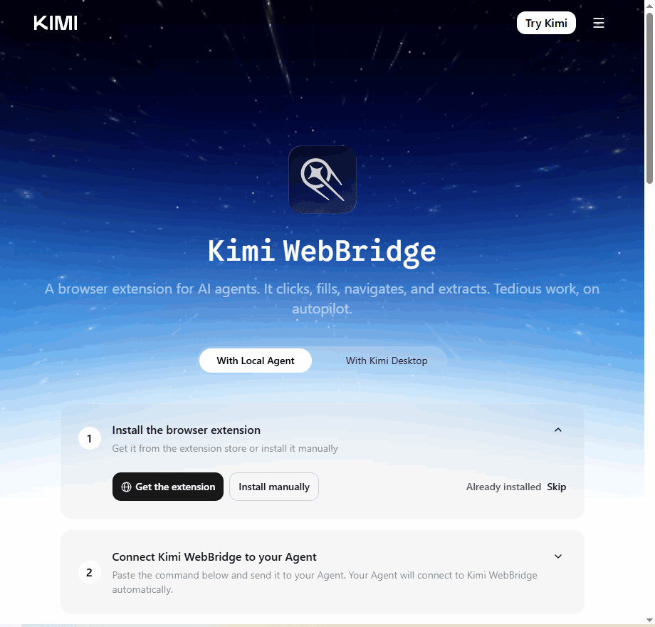 Kimi WebBridge