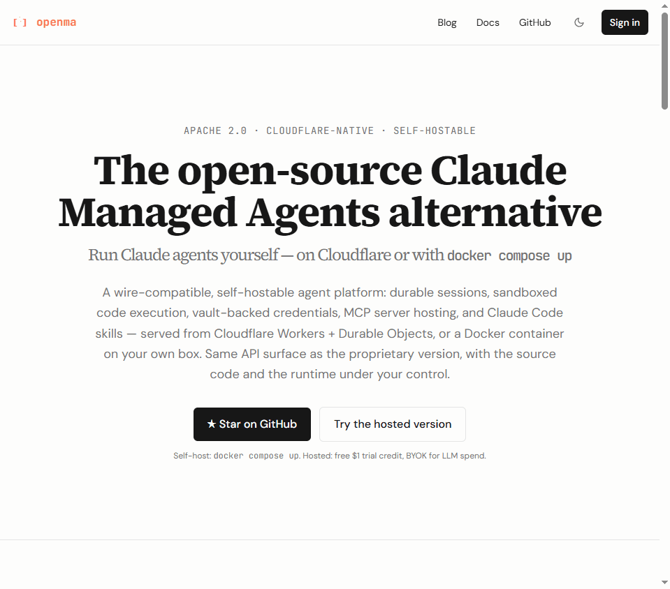 Open Managed Agents